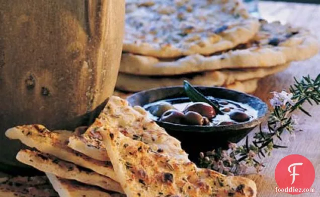 Grilled Rosemary Flatbreads