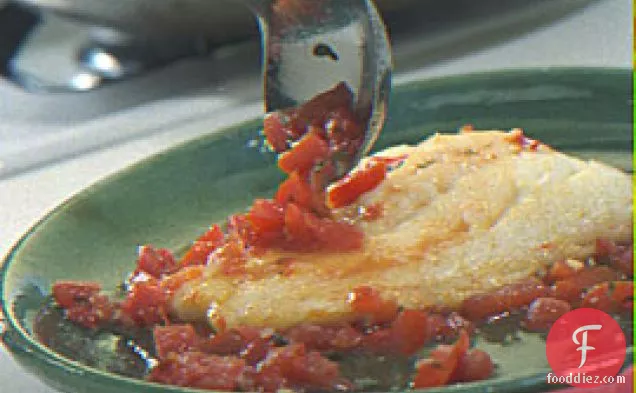 Cod In Tarragon Tomato Broth