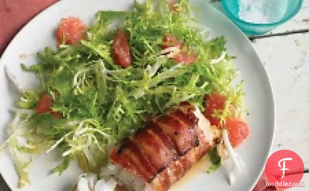 Bacon-wrapped Cod With Frisee