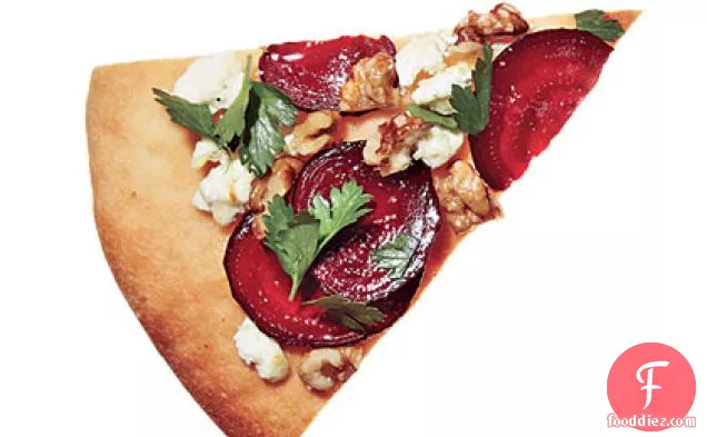 Roasted Beet and Goat Cheese Pizza