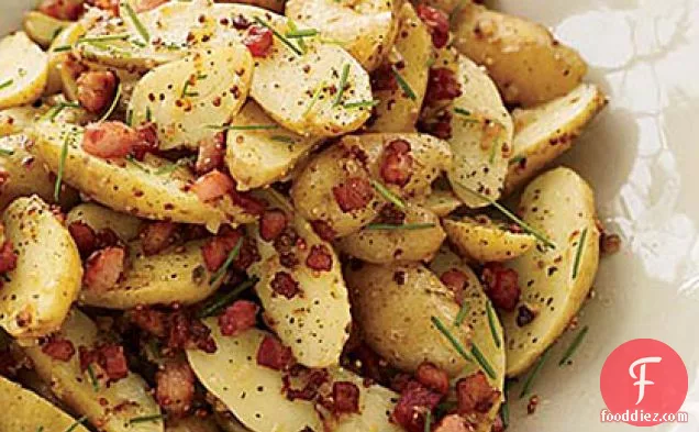 Warm Potato Salad with Pancetta and Brown Butter Dressing