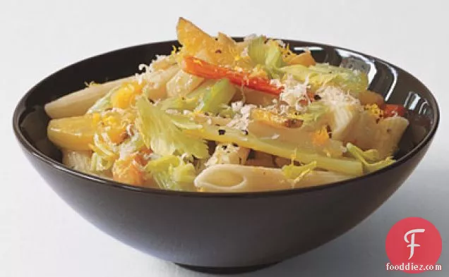 Penne with Lemon and Root Vegetables