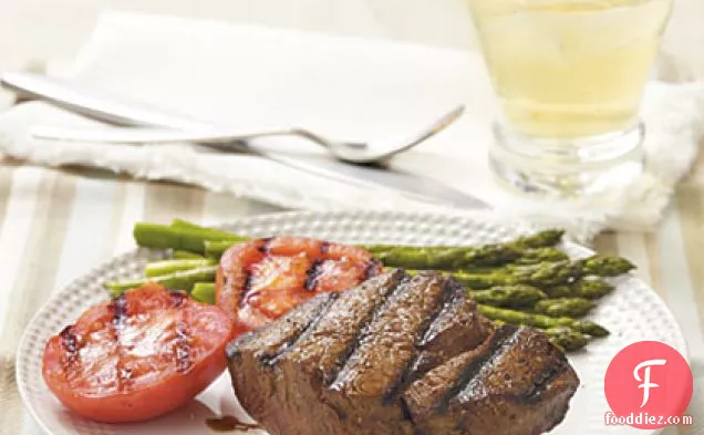 Coffee-Marinated Beef Tenderloin Steaks