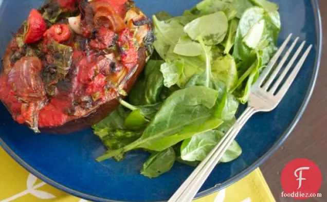 Braised Eggplant And Tomatoes