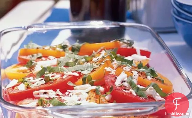 Tomato, Basil, and Fresh Mozzarella Salad