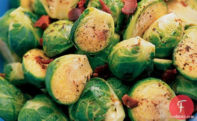 Sweet-And-Sour Brussels Sprouts With Bacon