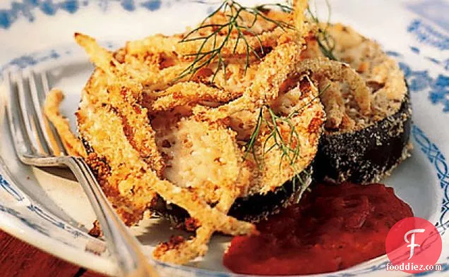 Oven-Crusted Eggplant and Fennel Parmesan