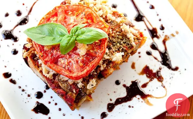 Rustic Bread & Eggplant Lasagna