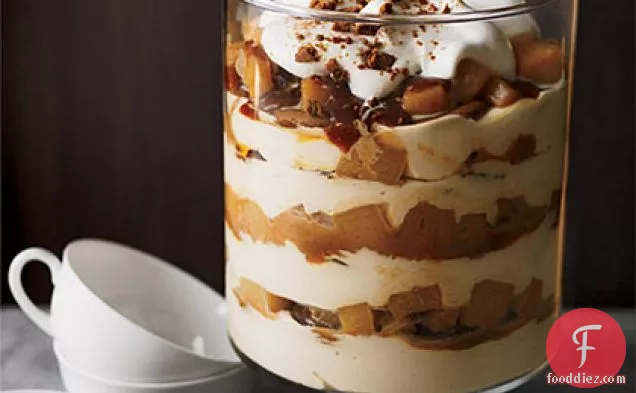 Caramel-Pear-Cheesecake Trifle