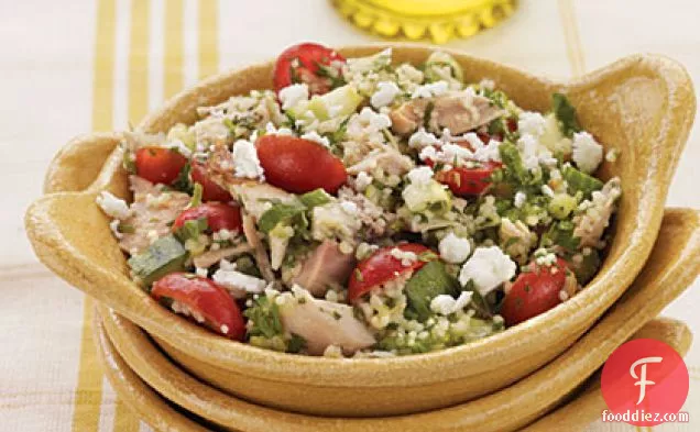 भुना हुआ चिकन के साथ कूसकूस सलाद