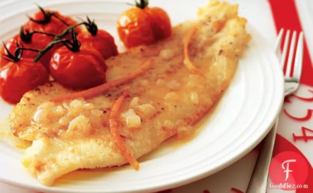 Sole with Orange Brown Butter