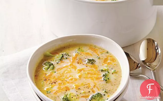 ब्रोकोली-चेडर सूप