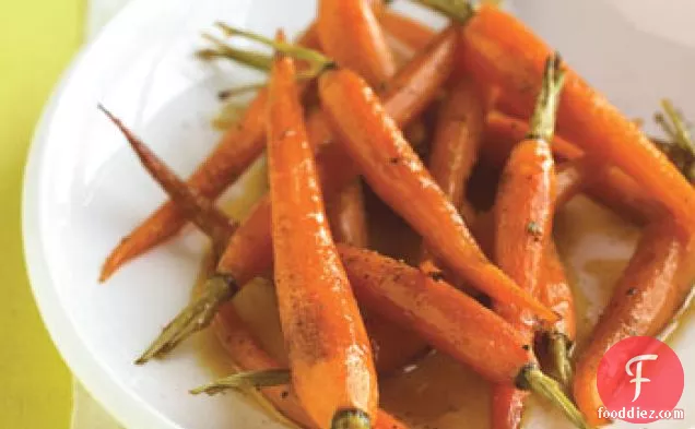 Orange-Roasted Baby Carrots with Honey
