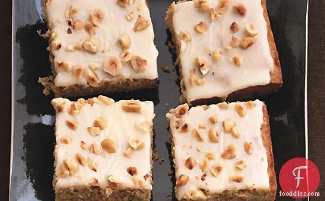 Ginger-Squash Cake with White Chocolate Frosting