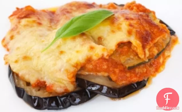 Low-fat Eggplant Bake By The Deen Brothers