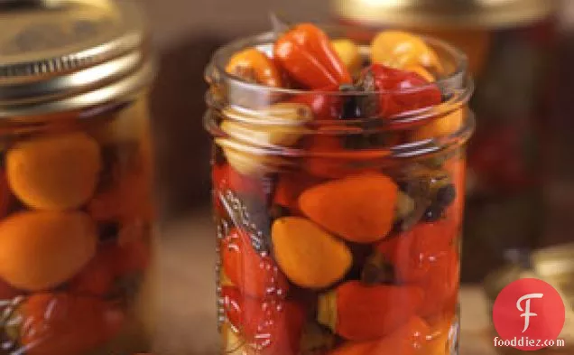 Pickled Hot Chiles