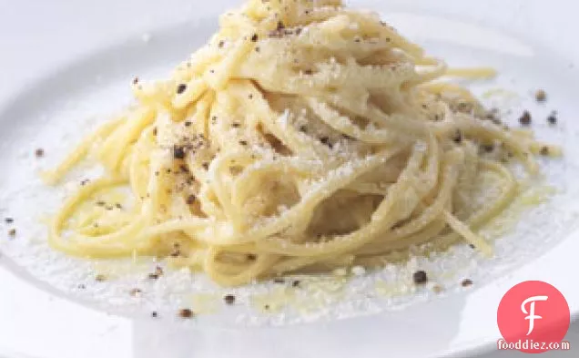 Spaghetti with Pecorino Romano and Black Pepper