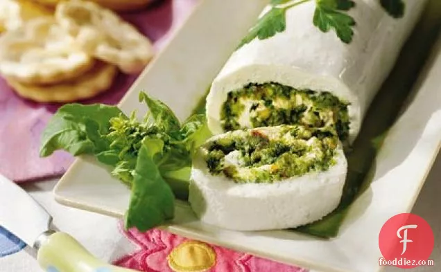 Basil-Cheese Roulade