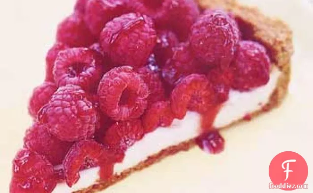 Raspberry Sour Cream Tart