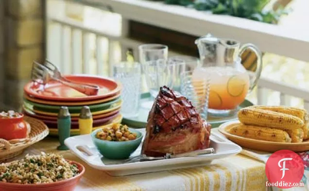 Baked Ham with Guava Glaze