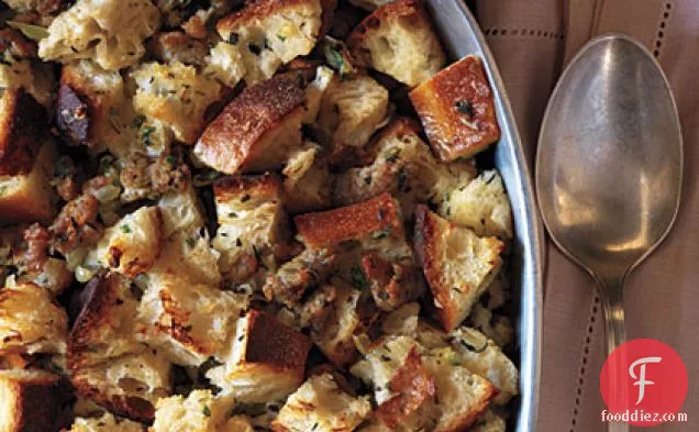 Sausage and Sourdough Bread Stuffing