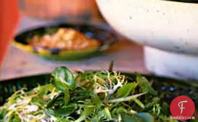 Frisée,watercress, and Mint Salad