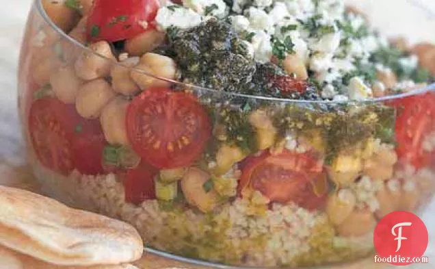 Tabbouleh with Beans and Feta