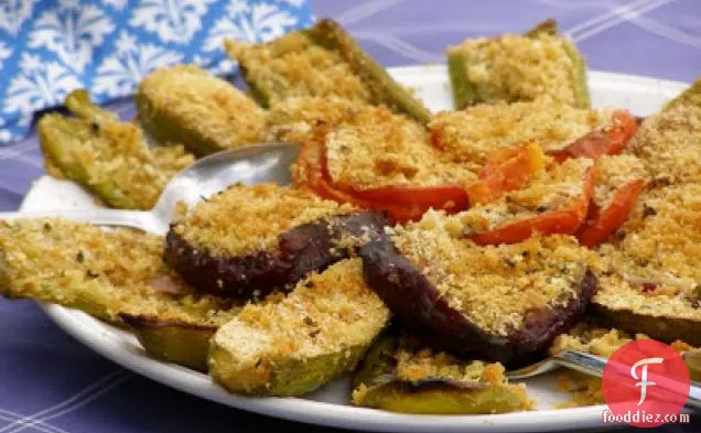 Baked Vegetables With Bread Crumbs