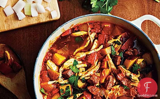 Chicken and Chorizo Stew