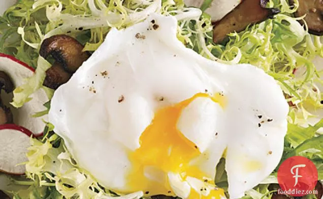Frisée and Wild Mushroom Salad with Poached Egg