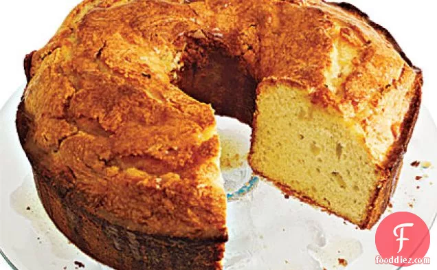 Canola Oil Pound Cake with Browned Butter Glaze