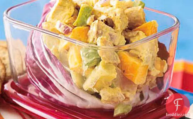 Chicken Salad with Mango and Apple