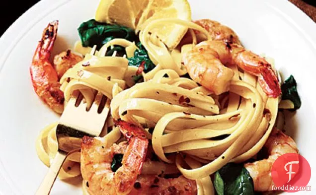 Shrimp Florentine Pasta