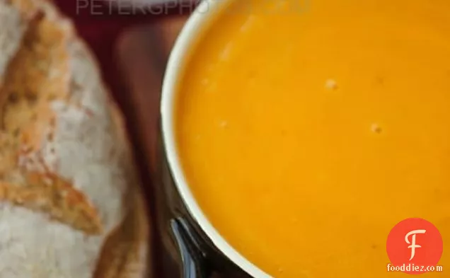 Pumpkin Soup With Lentils