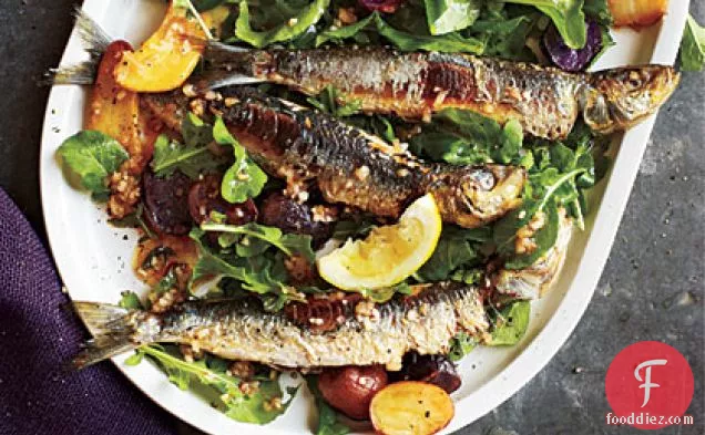 Portuguese Sardine and Potato Salad with Arugula