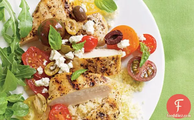 Chicken Breasts with Tomatoes and Olives