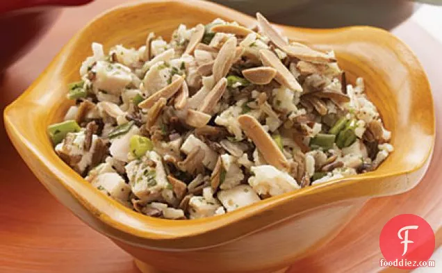 Chicken and Wild Rice Salad with Orange-Mango Vinaigrette