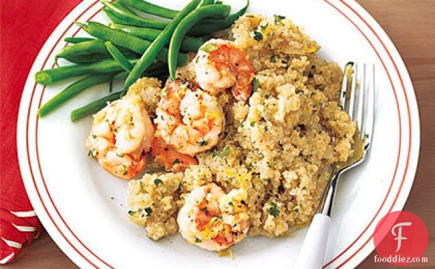 Shrimp and Quinoa Pilaf