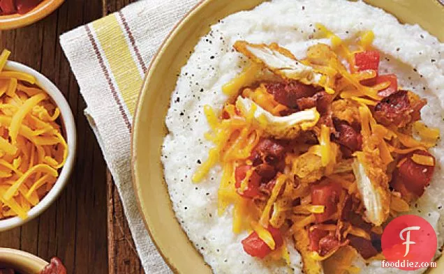 Simple Grits with Toppings