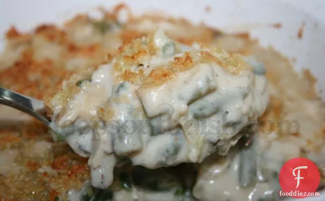 Green Bean Casserole with Panko Crumb Topping