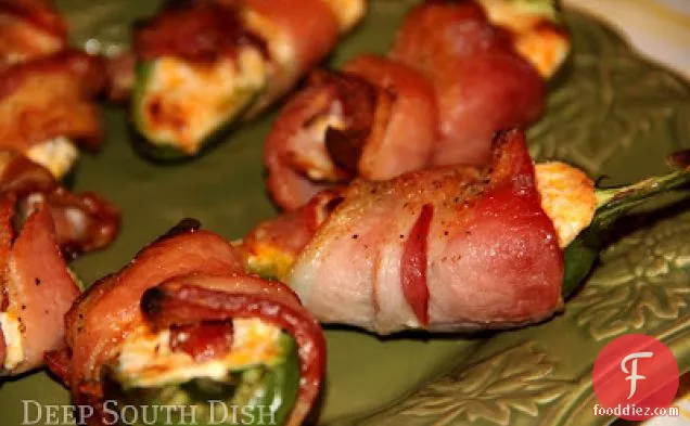 Bacon Wrapped Stuffed Jalapenos