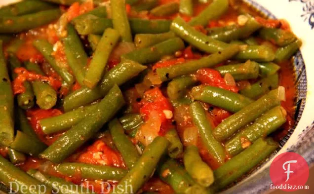 Green Beans and Tomatoes