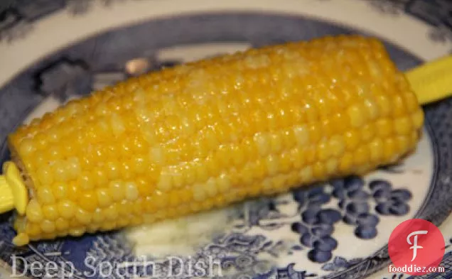 Microwave Steamed Corn