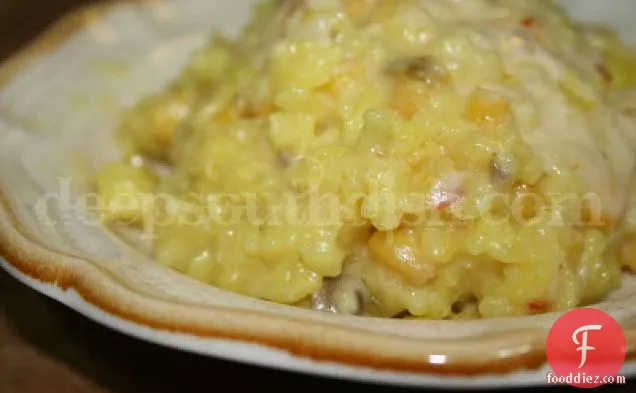 Spicy Rice and Corn Casserole