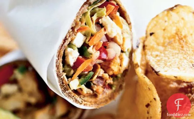 Spiced Fish Wraps with Chile-Lime Slaw