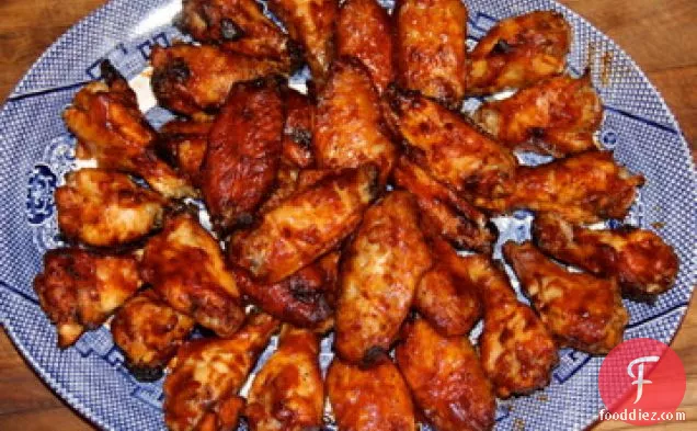 Spicy Oven Baked Barbecued Chicken Wings