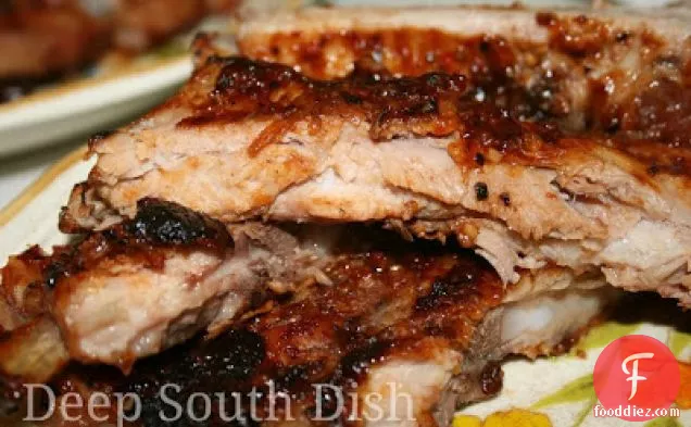 Grilled Pork Spareribs or Baby Back Ribs