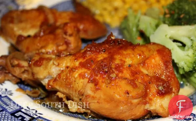 Old School Oven Barbecued Chicken