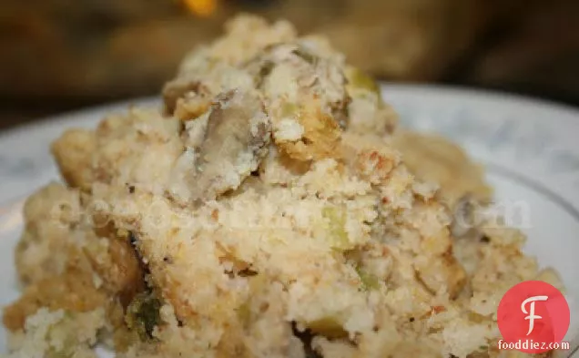 Southern Cornbread and Oyster Dressing (Stuffing)