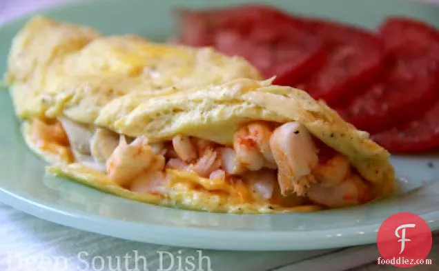 Seafood Omelet with Shrimp and Crab